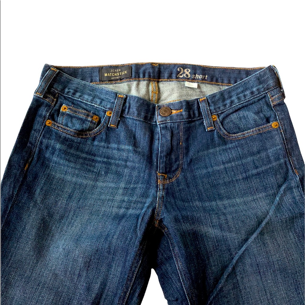 J.Crew Matchstick Women's Size 28 Short Denim Jeans